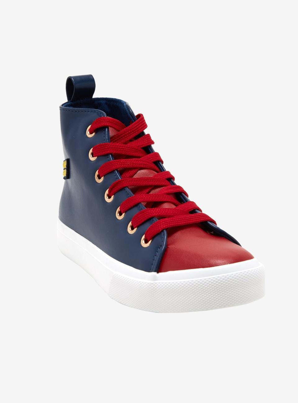 Captain Marvel Hi-Top Sneakers (Photo: Hot Topic)