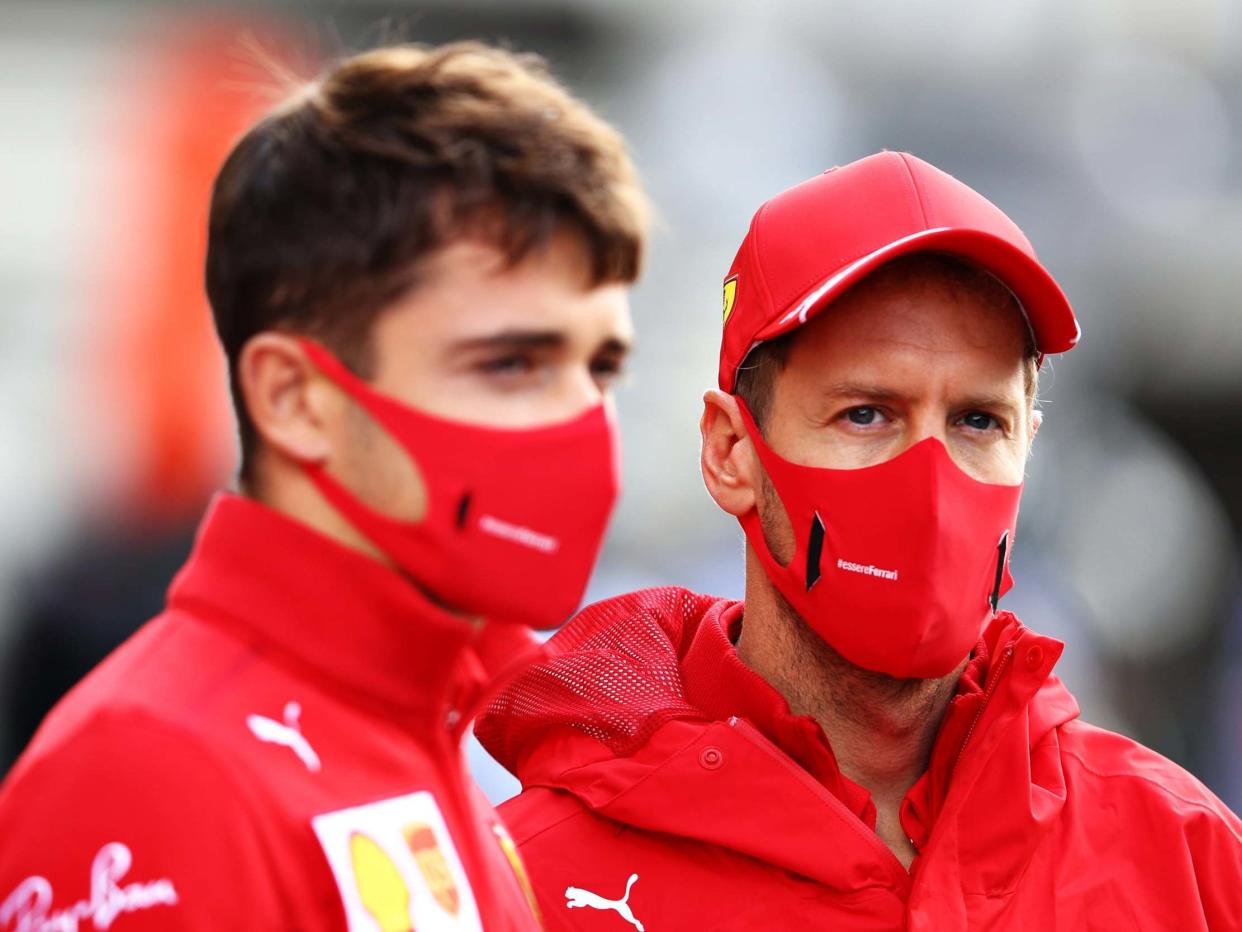 Charles Leclerc and Sebastian Vettel suffered a nightmare Belgian Grand Prix weekend: Getty