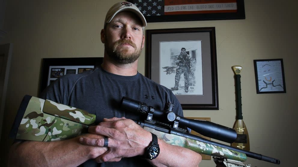 New documents question claims that Chris Kyle, a former Navy SEAL and author of the book “American Sniper,” made about his time at war. (File photo)