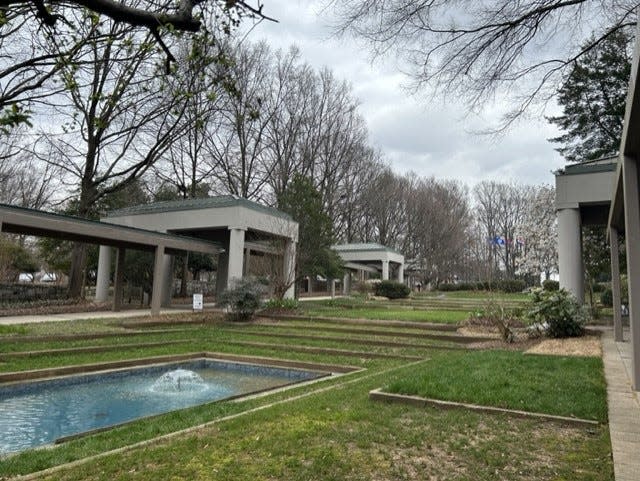 The grounds at the Jimmy Carter Presidential Library and Museum also include a space for the nonprofit Carter Center and several gardens.