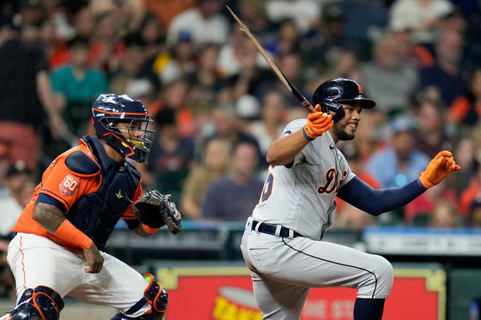 Jeimer Candelario brings his own toothpicks to the plate.