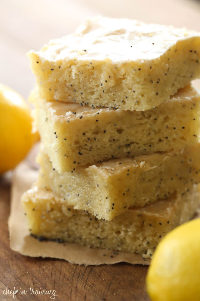 Lemon Poppy Seed Sheet Cake