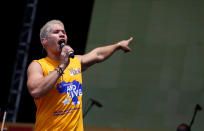 <p>El cantante venezolano Chyno Miranda. Cucuta, Colombia, Febrero 22, 2019. REUTERS/Luisa Gonzalez </p>