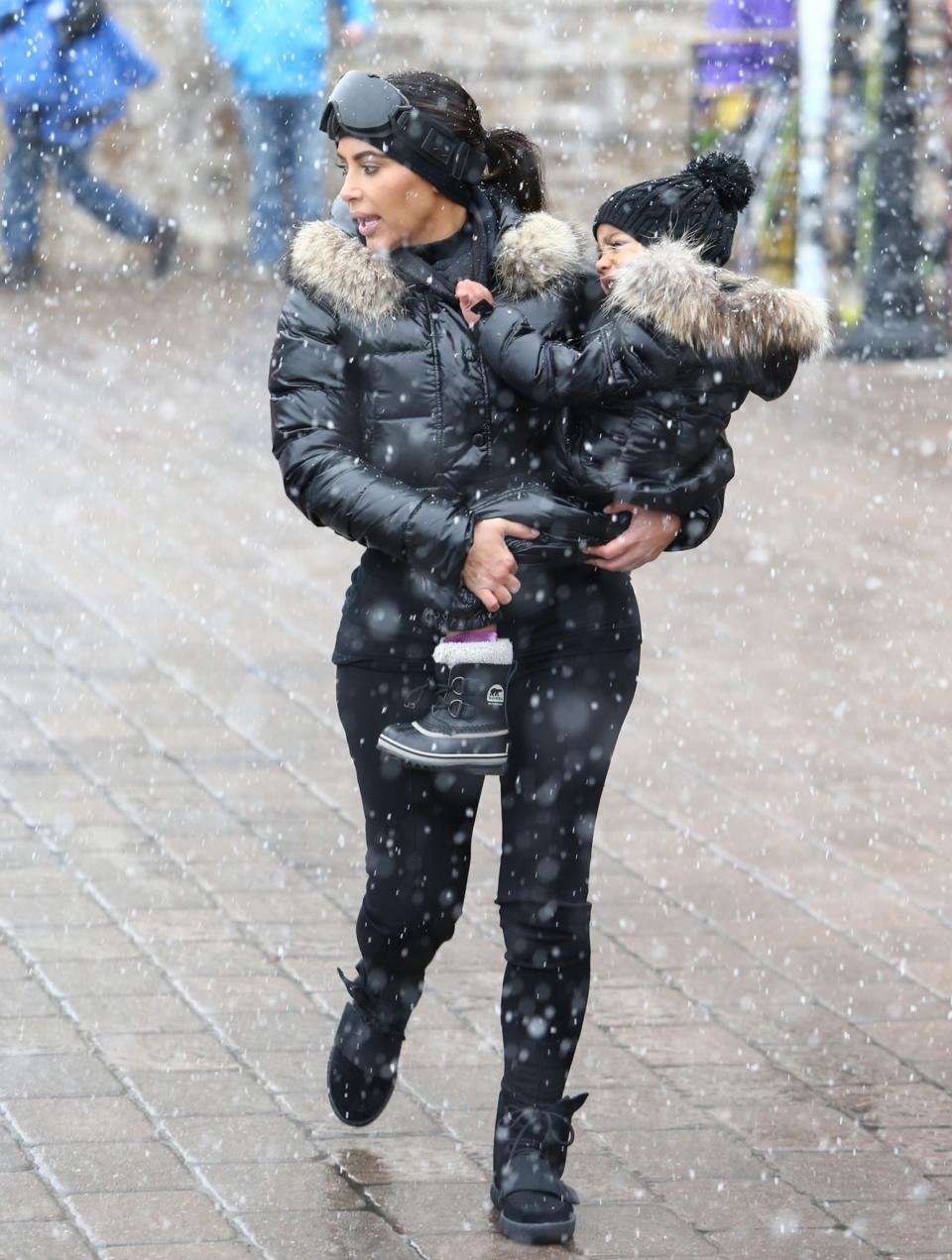 Kim Kardashian in Vail, 2016