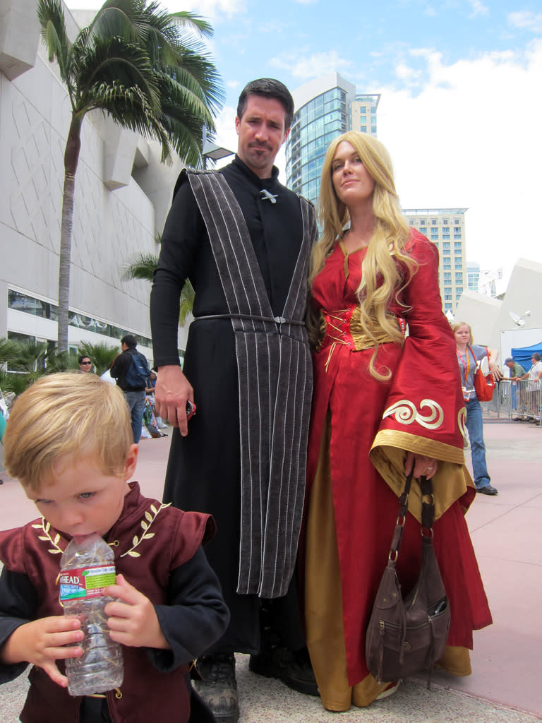 A family straight out of 'Game of Thrones' - San Diego Comic-Con 2012