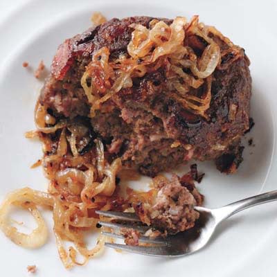 Mini Meatloaves Smothered with Onions