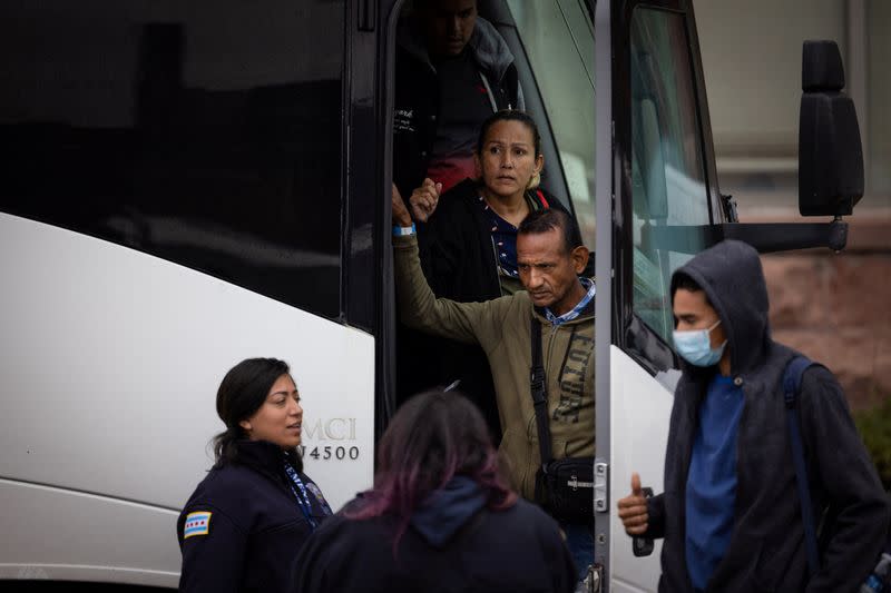 The Wider Image: The toll on migrants of a free bus north from the border