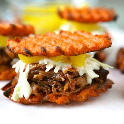 Sweet Potato Pulled Pork Sliders 