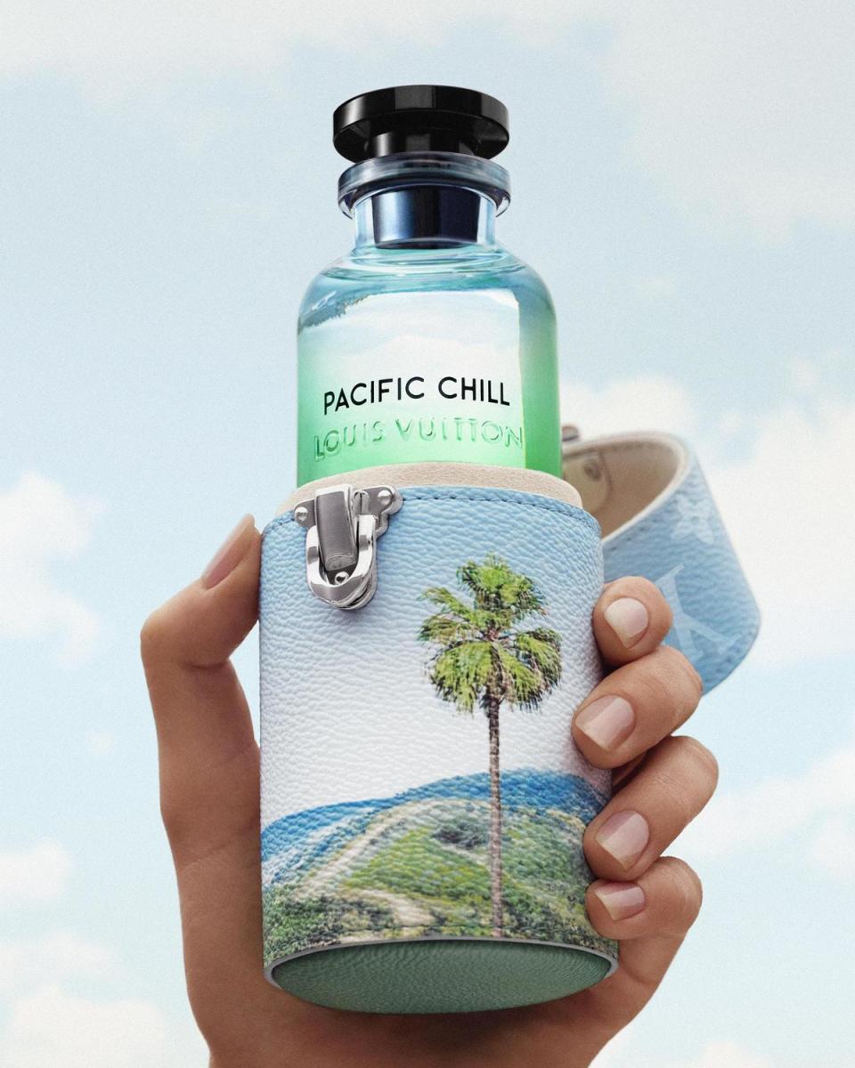 Pacific Chill香水推出的旅行攜帶包。（路易威登提供）