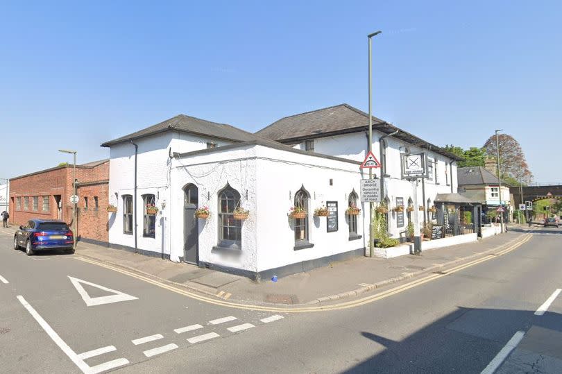 Surrey Police said the incident happened outside The Stoke Pub in Guildford near the junction with Park Road