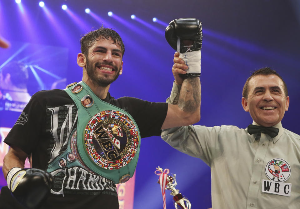 Jorge Linares is a champion, but still a massive underdog against Vasiliy Lomachenko. (AP)