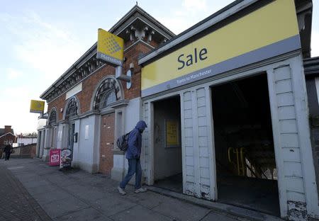 A general view shows Sale metro link station in Sale, Greater Manchester in Britain January 13, 2017. The town is the home of the new king of Rwanda, Emmanuel Bushayija. REUTERS/Andrew Yates