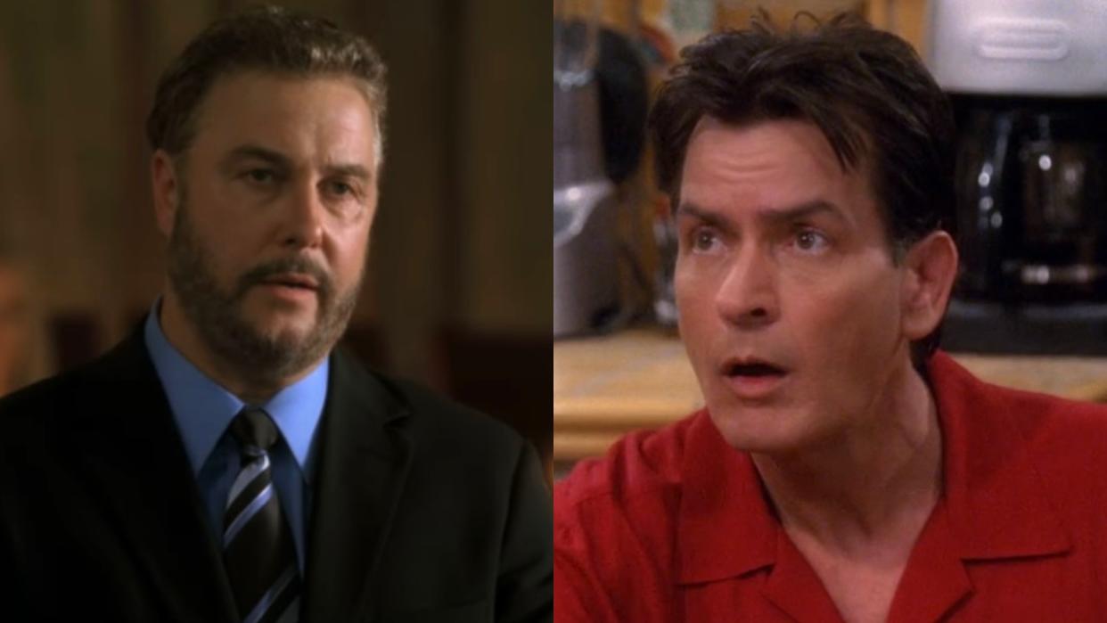  William Petersen on CSI: Crime Scene Investigation and Charlie Sheen on Two and a Half Men 