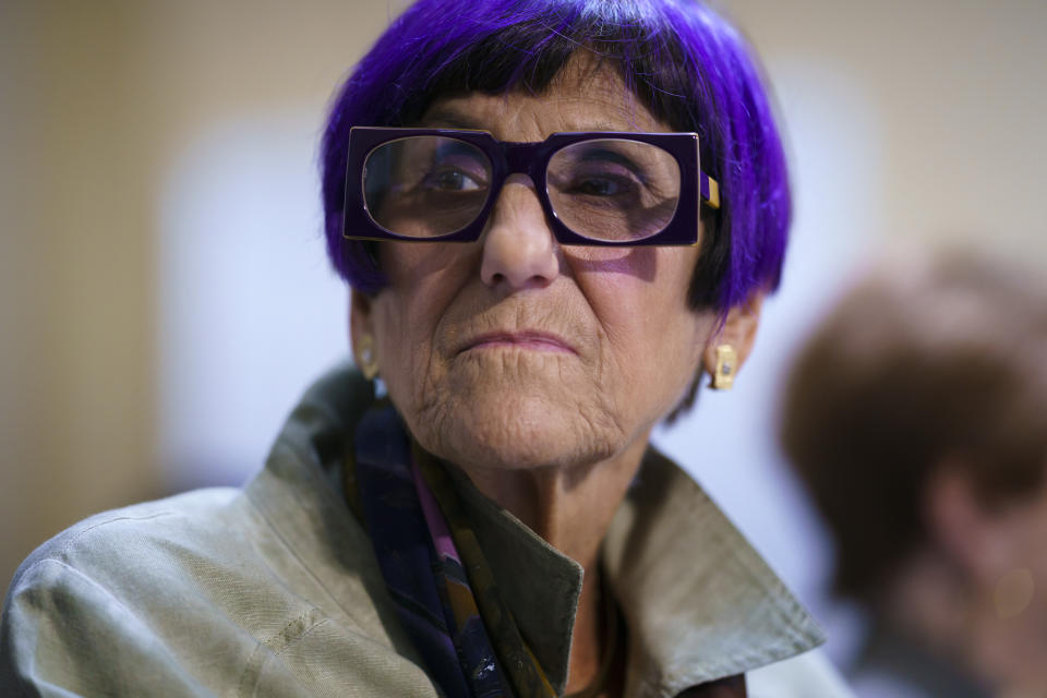 House Appropriations Committee Chair Rosa DeLauro, D-Conn., fields questions about the politics of the federal debt in front of the House Rules Committee at the Capitol in Washington, Tuesday, Sept. 21, 2021. (AP Photo/J. Scott Applewhite)