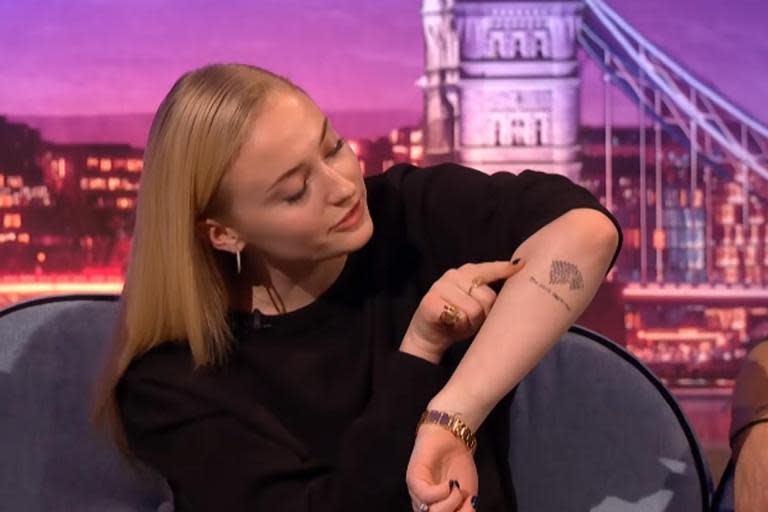 Sophie Turner's Game of Thrones tattoo did actually give the ending away after all