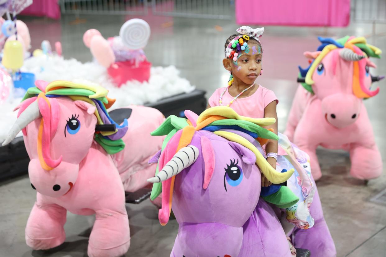 Unicorn World, an interactive event centered on the mythical creature, comes to Duke Energy Convention Center this weekend.