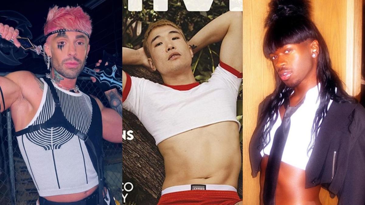 A Swoon-Worthy Visual History of Male Celebrities Wearing Crop