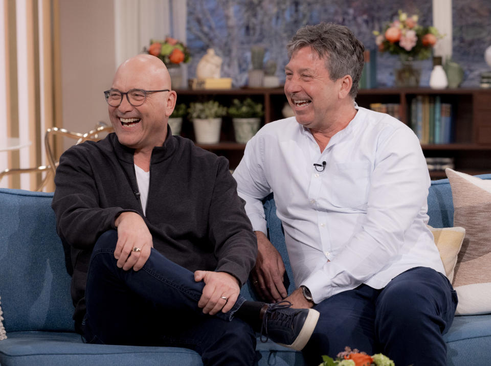 Gregg Wallace and John Torode appeared on This Morning in April, 2024. (Shutterstock/ITV)