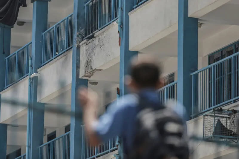 ▲以色列與哈馬斯的衝突，波及加薩地區的難民學校兼避難所。資料照。（圖／美聯社／達志影像）