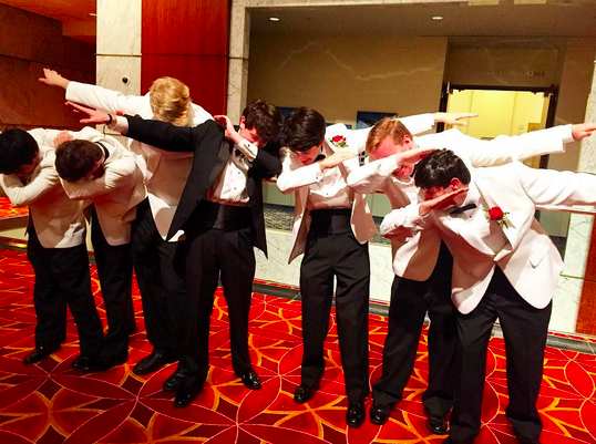 It wouldn’t be prom season without the obligatory dabbing photo