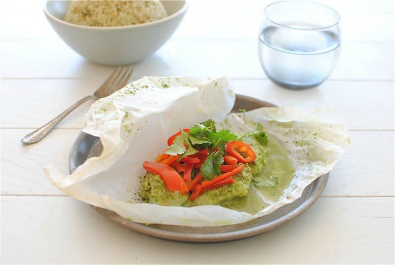 <strong>Get the <a href="http://bevcooks.com/2013/02/coconut-cod-in-parchment-paper/" target="_blank">Coconut Cod in Parchment Paper recipe</a> by Bev Cooks</strong>