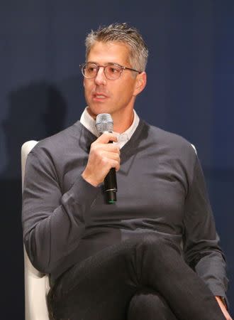 Sep 26, 2017; Park City, UT, USA; LA 2028 chairman Casey Wasserman speaks during the 2018 U.S. Olympic Summit at Grand Summit Hotel. Mandatory Credit: Jerry Lai-USA TODAY Sports