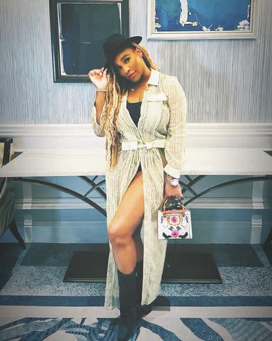 <p>Serena Williams/ Instagram</p> Serena Williams wears boho Western outfit inspired by Beyoncé's country glam