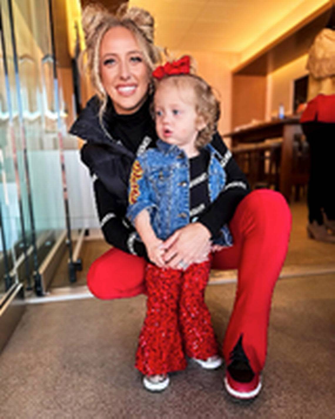 Celebrity magazines Us Weekly and People follow the comings and goings of the Mahomes family, including Brittany Mahomes and daughter, Sterling.