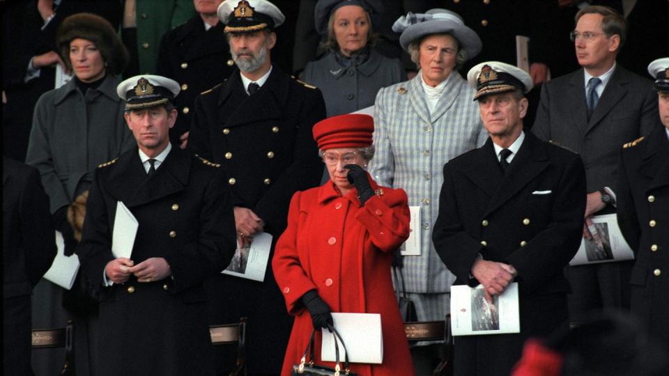 queen crying at britannia