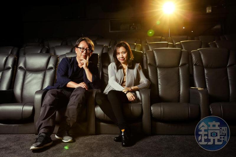 怪咖系列有1/3是新人導演，成為楊力州（左）和擔任總製片的妻子朱詩倩（右）聯手為新生代打造的練兵場。