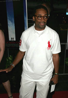 Spike Lee at the New York premiere of Paramount Pictures' World Trade Center