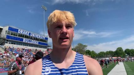 CCA's Aren Schlemme on his state title win in 3A long jump