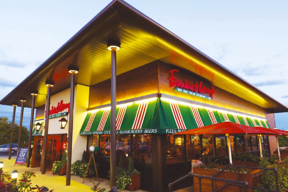 A Frankie & Benny’s in its 2000s heyday