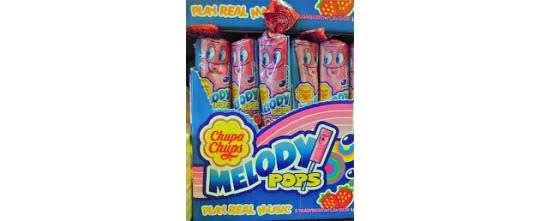 Chupa Chups Melody Pop - Strawberry - Economy Candy