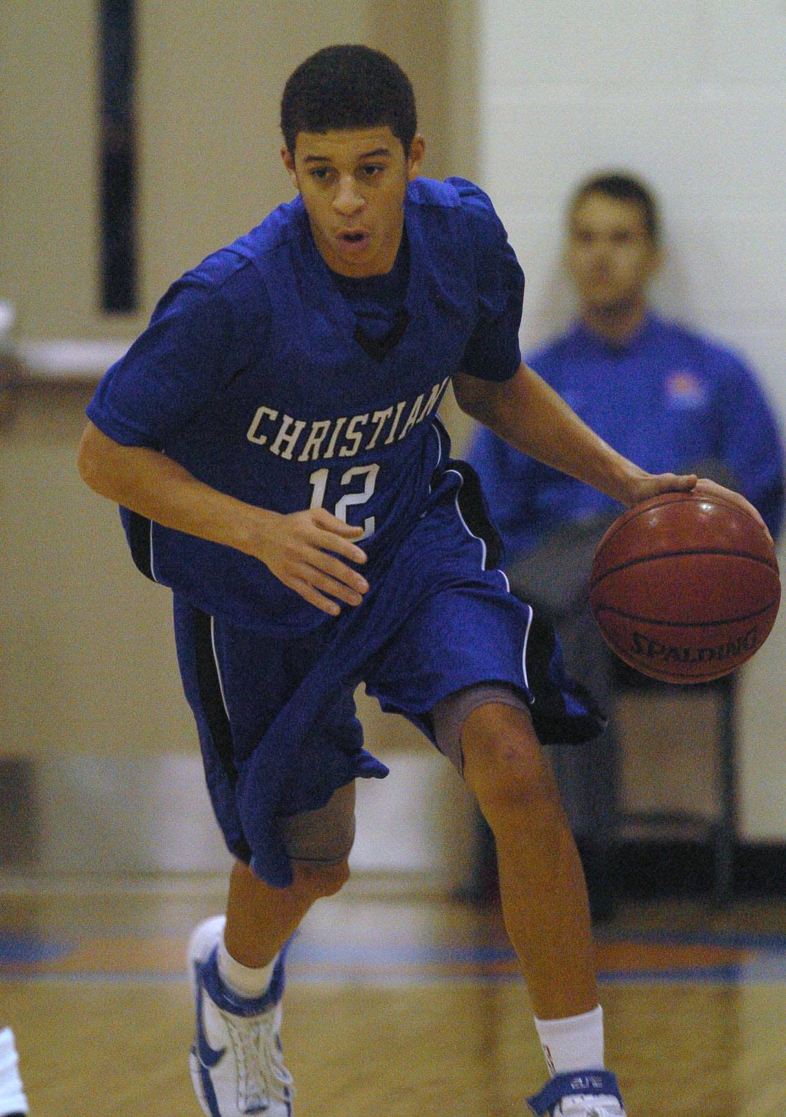 In 2007-08, Seth Curry was a first team All-Observer star for Charlotte Christian. RobertLahser-rlahser@charlotteobserver.com