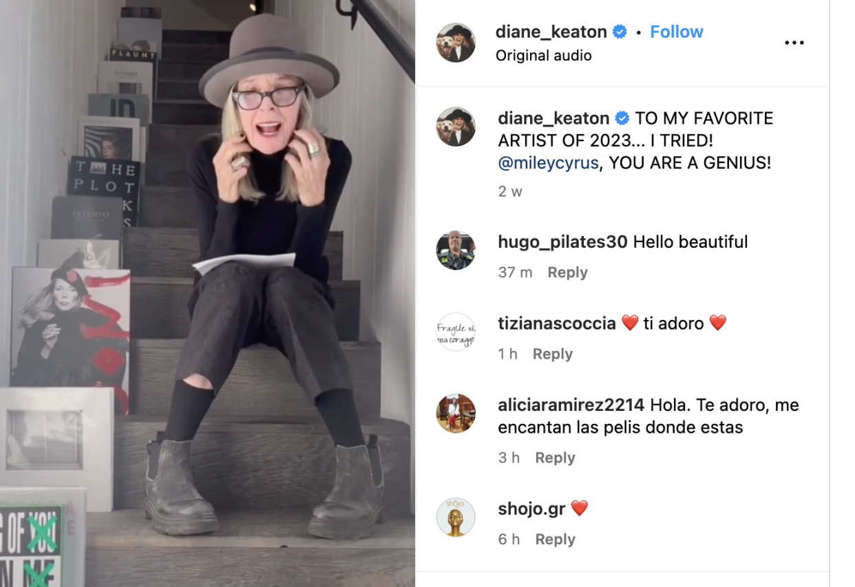 Diane Keaton / Instagram