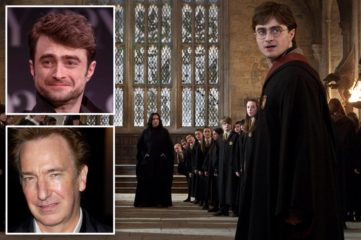 Daniel Radcliffe revealed Thursday that he once believed that Alan Rickman, who played the sinister potions master Severus Snape in the 