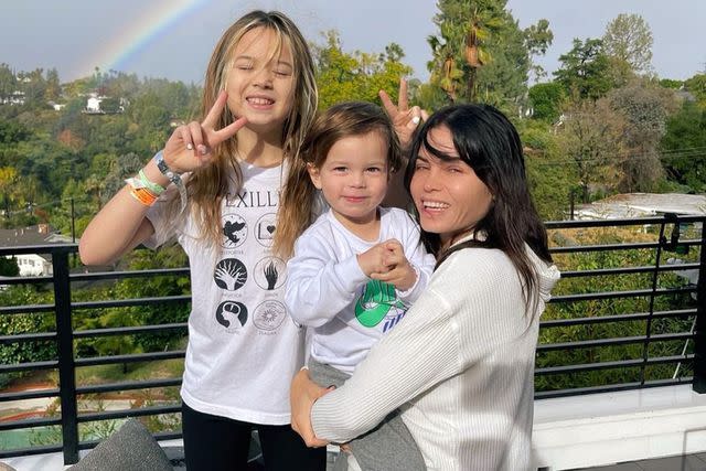 <p>Jenna Dewan/Instagram</p> Jenna Dewan with her kids Everly and Callum.