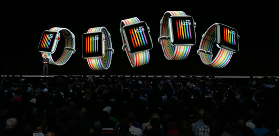 Apple Watch celebrates Pride month.