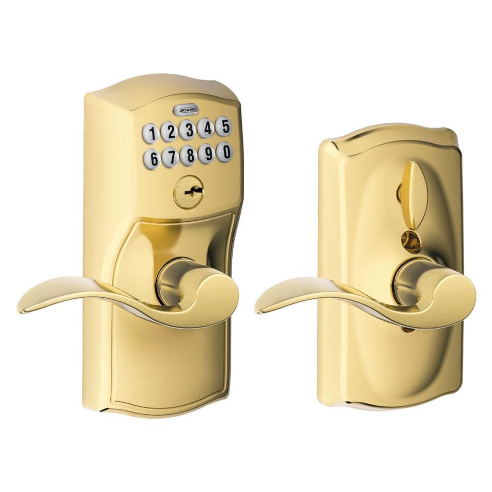 best door locks schlage camelot