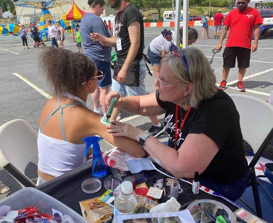 Thousands of people poured into Staunton on Monday for the first Fourth of July celebration since the COVID pandemic began.