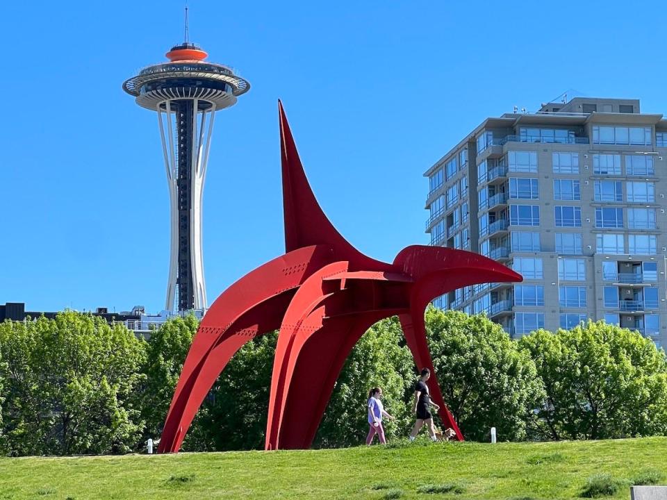 Space Needle from Olympic Sculpture Park, Seattle (©BWatts)