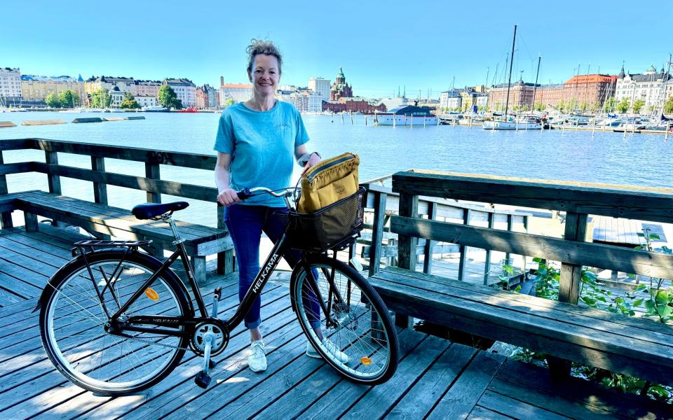 Humbly took in Helsinki by cycling around the city