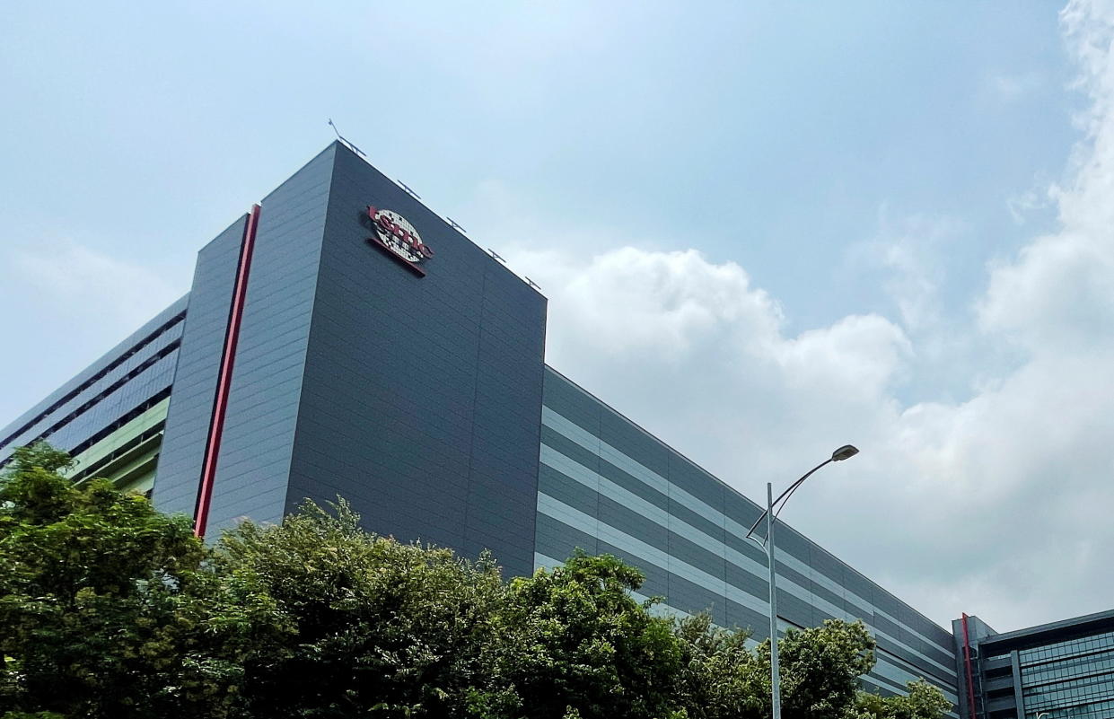 Taiwan Semiconductor Manufacturing Company (TSMC) Fab 15B, one of the company's four giga semiconductor fabrication plants, is pictured in Taichung, Taiwan September 2, 2021.    REUTERS/Yimou Lee     T