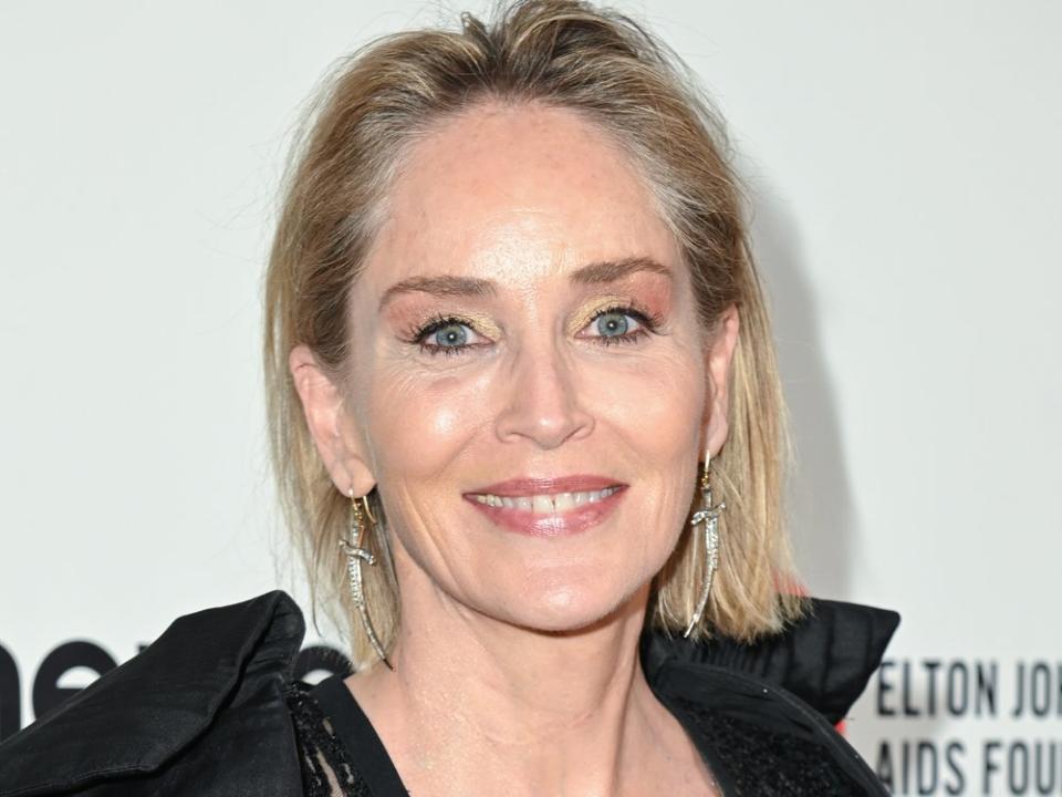 Sharon Stone soll Partynächte mit Rapper RMR verbracht haben. (Bild: Silvia Elizabeth Pangaro/Shutterstock.com)