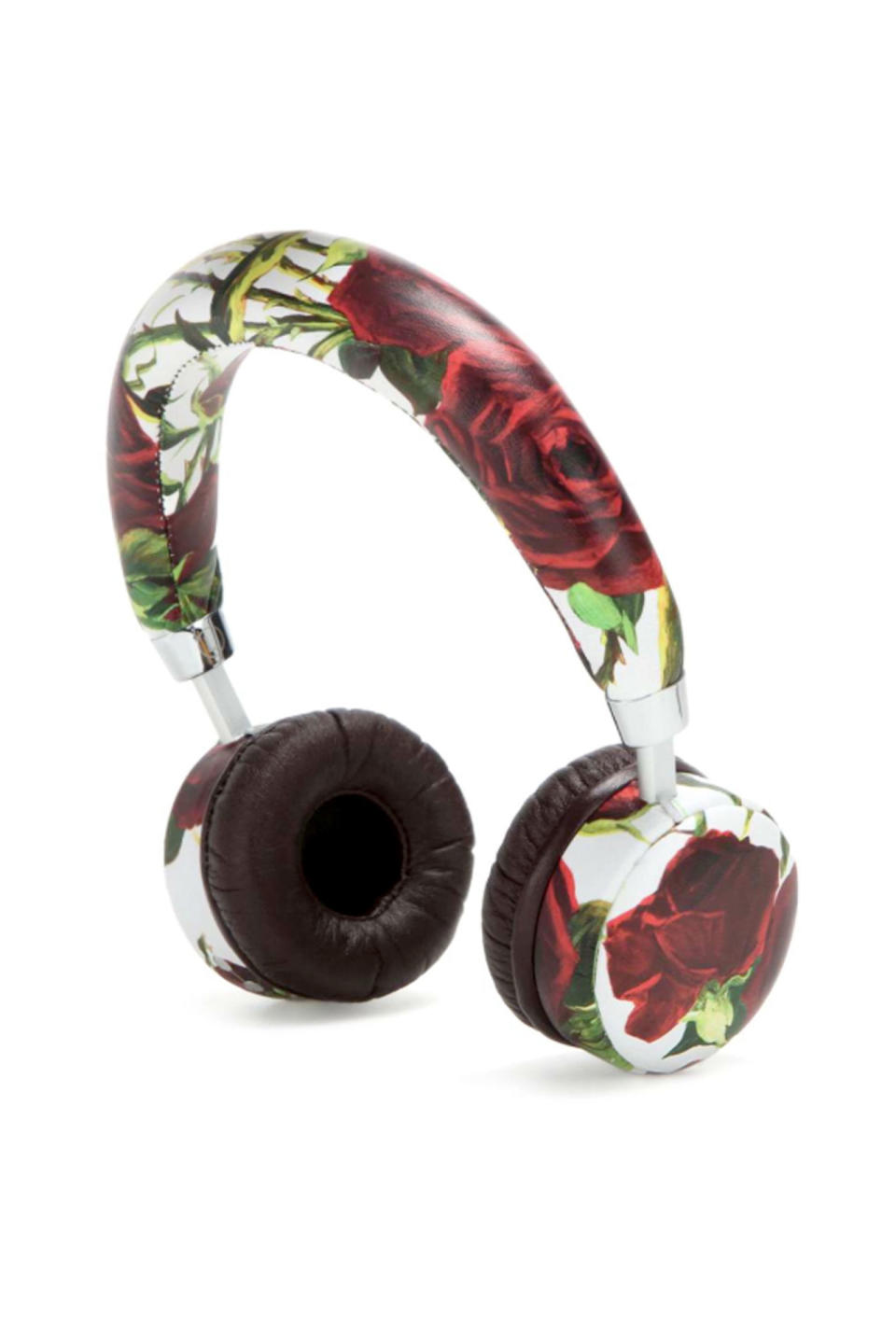 Dolce & Gabbana Wireless Headphones in Printed Napa Leather