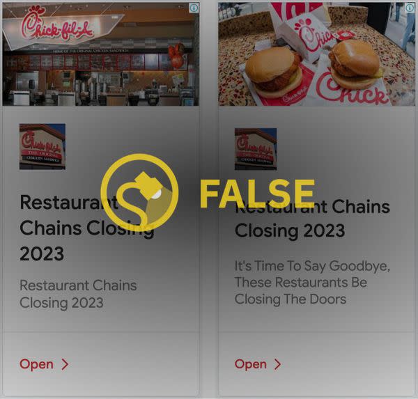 Fact Check No, ChickfilA Isn't Closing All Restaurant Locations in 2024