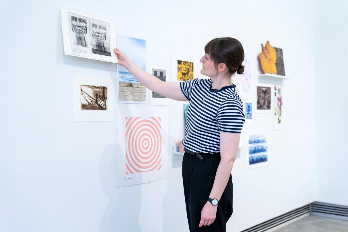 The event invites the public to add their own work to the walls <i>(Image: PA)</i>