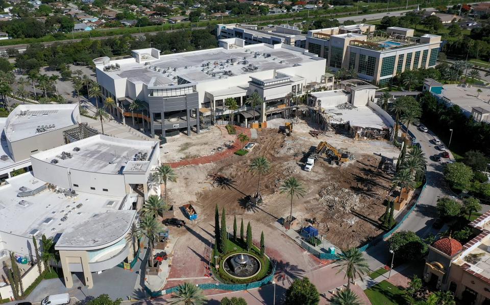 Downtown Palm Beach Gardens is undergoing a multi-year, multimillion-dollar redevelopment project that includes adding new buildings while removing others.