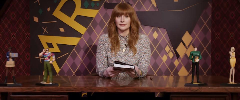 Bryce Dallas Howard as Elly Conway in "Argylle."